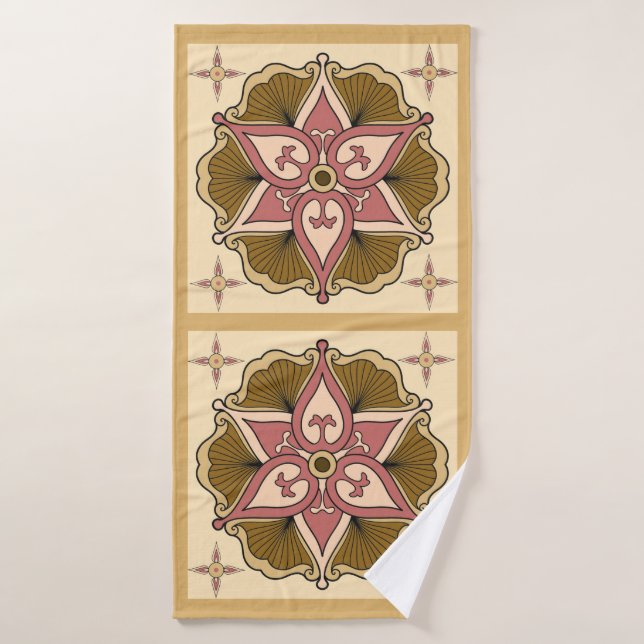 Toalha De Banho Shell de Café (Toalha de Banho)