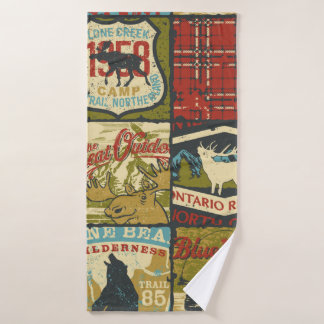 Toalha De Banho Sinal de aventura e símbolo do Território do Norte