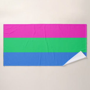 Toalha De Banho Sinalizador do Orgulho Polisexual