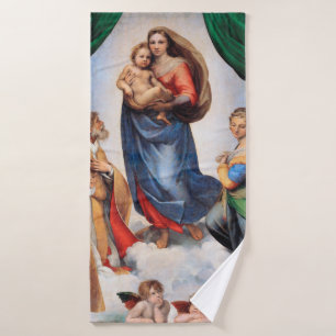 Toalha De Banho Sistine Madonna, Raphael