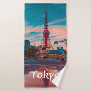 Toalha De Banho Skytree Cidade do Japão