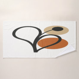 Toalha De Banho Soft Bloom Botânico Contemporâneo