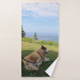 Toalha De Banho Suka Enjoying Cape George Bath Towel