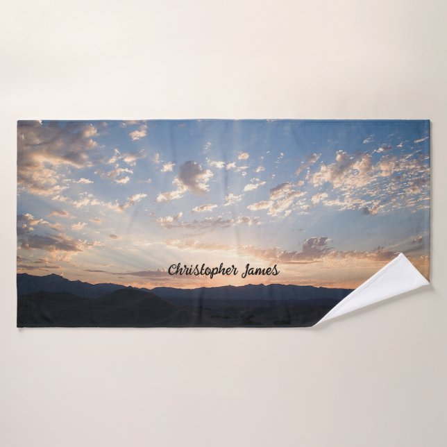Toalha De Banho Sunset Sky Personalizado (Toalha de Banho)