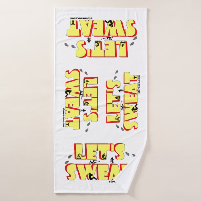 Toalha De Banho Suor de vamos (Toalha de Banho)