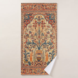 Toalha De Banho Tabriz Tree of Life Persian Rug Impressão