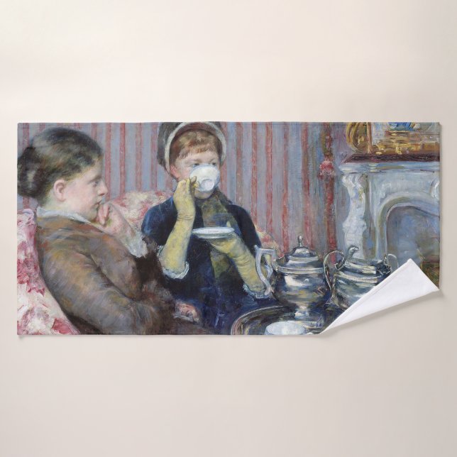 Toalha De Banho Tarde Tea, Mary Cassatt (Toalha de Banho)