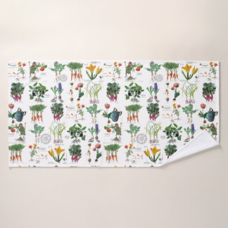 Toalha De Banho Tempo de banho após jardinagem.