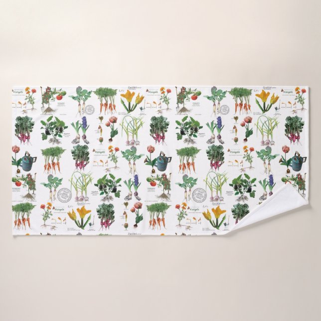 Toalha De Banho Tempo de banho após jardinagem. (Toalha de Banho)