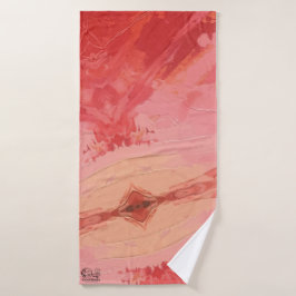 Toalha De Banho Textura #1 de la obra El corazón de los...