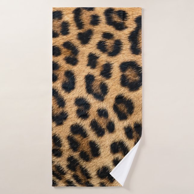 Toalha De Banho Textura da pele do leopardo (Toalha de Banho)