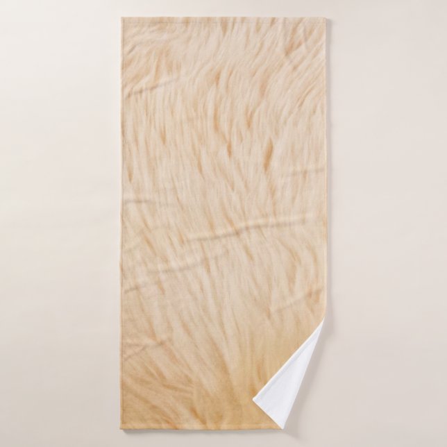 Toalha De Banho Textura de animais com pelo de cabra (Toalha de Banho)