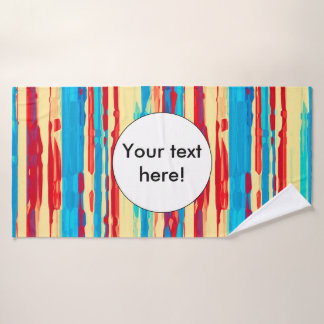 Toalha De Banho Textura de aquarelas