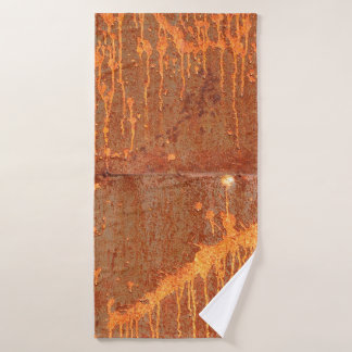 Toalha De Banho textura do painel de metal enferrujado