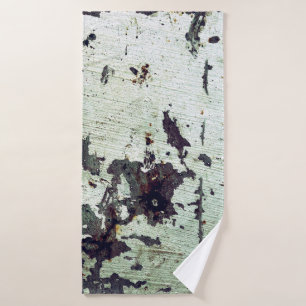Toalha De Banho Textura metálica com arranhões e fissuras, um
