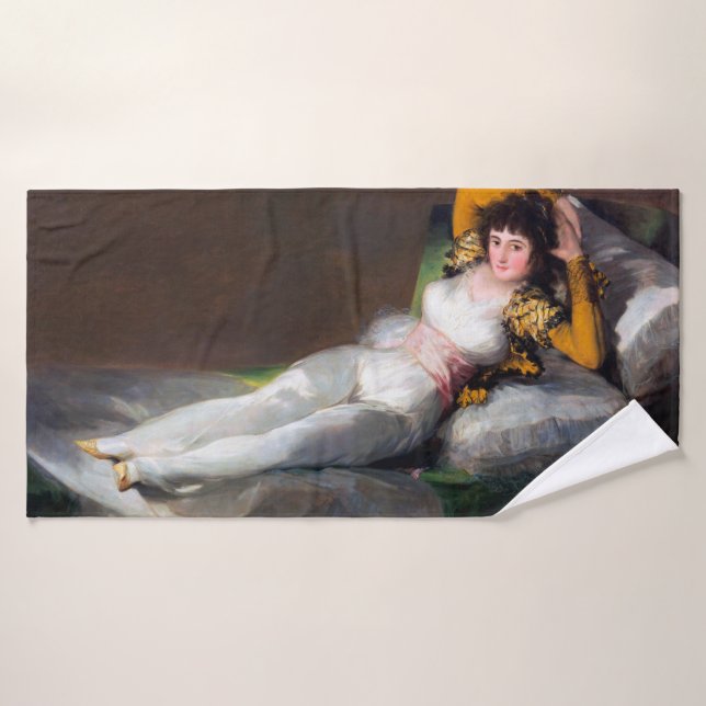 Toalha De Banho The Clothed Maja, Francisco Goya, 1798-1803 (Toalha de Banho)