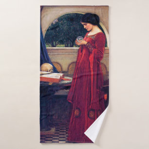 Toalha De Banho The Crystal Ball, John William Waterhouse