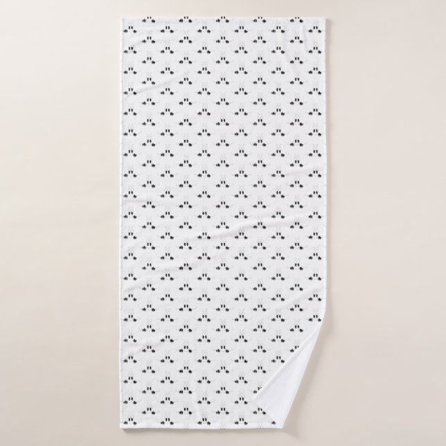 Toalha De Banho Torre Bath Engraçado com Olhos de Curiosidade - So (Toalha de Banho)