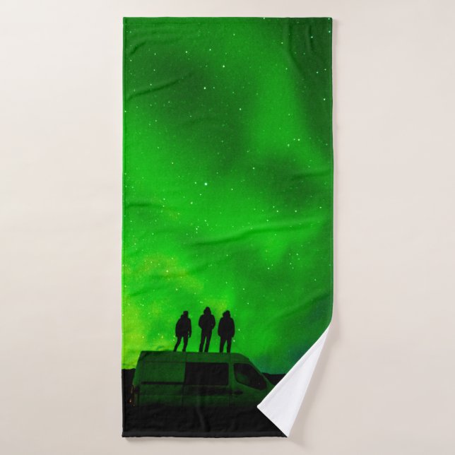 Toalha De Banho Três amigos em uma jornada épica em seu camper v (Toalha de Banho)