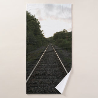 Toalha De Banho Trilhos Através das Árvores