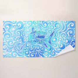 Toalha De Banho Tubarão