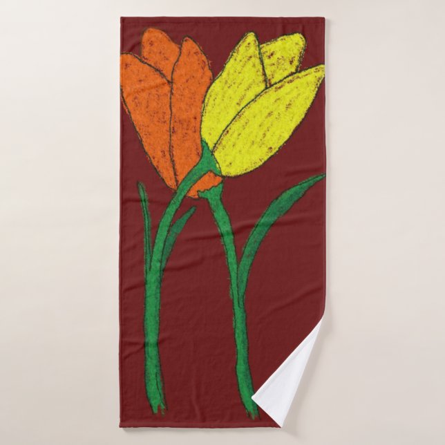 Toalha De Banho Tulipas (Toalha de Banho)