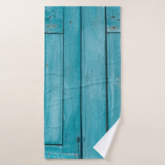 Toalha De Banho Two gray wooden doors (Toalha de Banho)