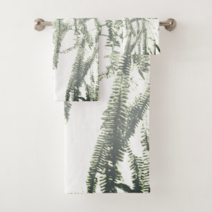 Toalha de banho verde-claro-verde-prateado