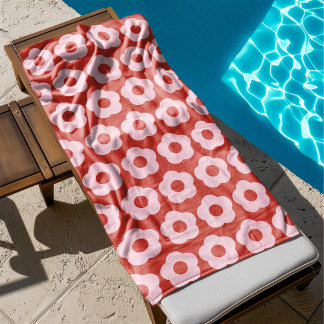 Toalha De Banho Vermelhos e cor-de-rosa, cor-de-rosa, cor-de-rosa