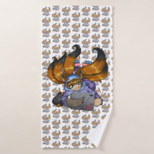 Toalha De Banho Vida de Kitsune