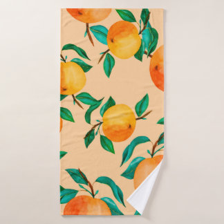 Toalha De Banho Vintage watercolor illustration background mix col