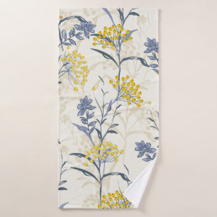 Toalha De Banho Vintagem de padrão sem costura de outono com berri