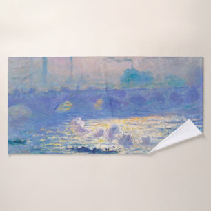 Toalha De Banho Waterloo Bridge (Londres), Monet
