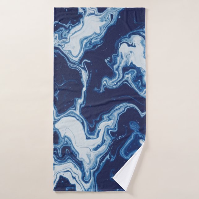Toalha De Banho Wellness Waters Large Towel - Custom Ocean Blue  (Toalha de Banho)