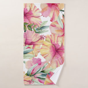 Toalha De Banho Whimsical Tropical Art