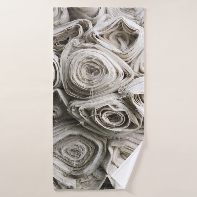 Toalha De Banho White textile lot (Toalha de Banho)