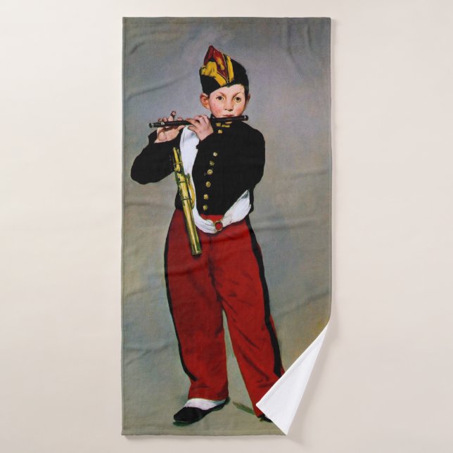 Toalha De Banho Young Flutist, The Fifer, Edouard Manet, 1866 (Toalha de Banho)