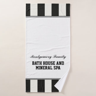 Toalha de Casa de Banho Personalizada para a Famíl