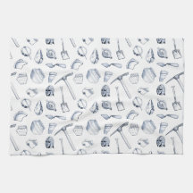 Toalha de chá Archaeological dos fragmentos