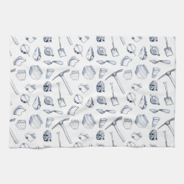 Toalha de chá Archaeological dos fragmentos