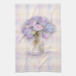 Toalha de Chá Hydrangea | Decoração de Cozinha Xad