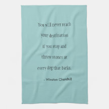 Toalha de chá - olhos no prêmio