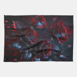 Toalha de chá Rosa mística