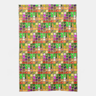 Toalha de cozinha bonito da fruta & do vegetal da