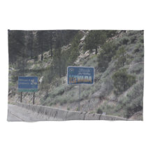 Toalha de cozinha da fronteira Califórnia-Nevada