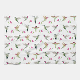 Toalha de cozinha de beija-flores de Anna