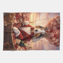 Toalha de Cozinha do Dia dos Namorados