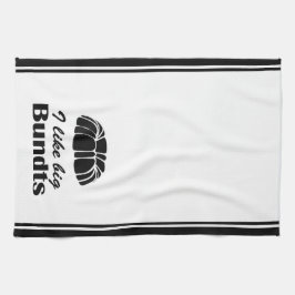 Toalha de cozinha do humor do bolo de Bundt