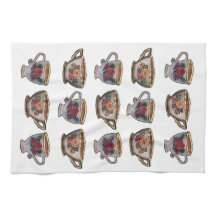 Toalha de cozinha do Teacup