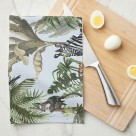 Toalha de Cozinha Fauna da Selva Tropical